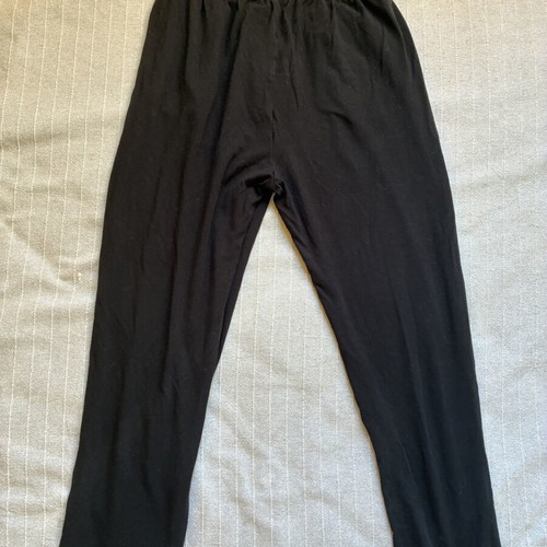 Ioanna Kourbela Basics Black Avant-Garde Asymmetric Draped Crossover Trousers Size S