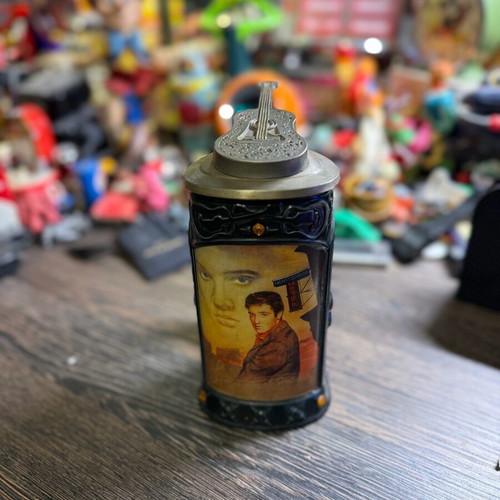 Vintage Elvis Presley glass used, numbered