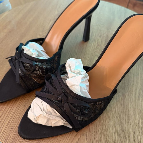 Shein black mules shoes size 42