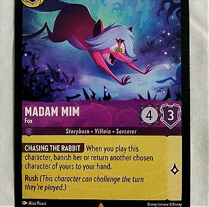 Lorcana Madam Mim-Fox/near mint