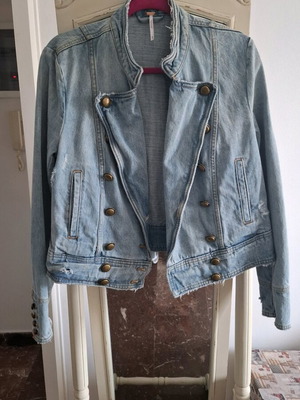 Denim jacket Free People σαν καινούργιο, μπλε, μέγεθος M