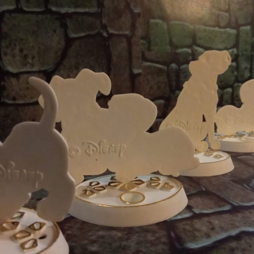 101 Dalmatians Vintage Disney Cake Toppers like new