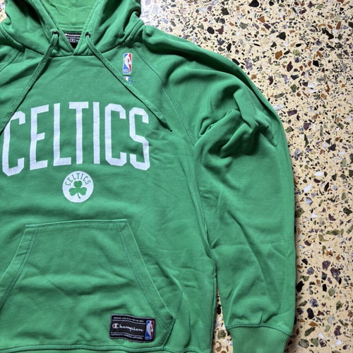 Champion Boston Celtics Hoodie men's small like new, green