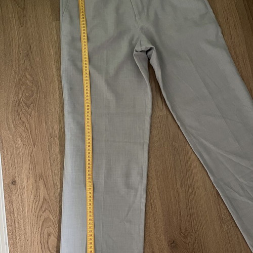 Office pants like new, soft light blue fabric
