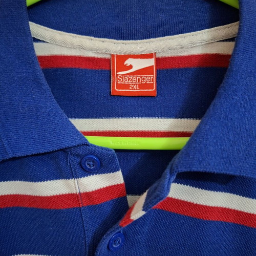Men's Polo Shirt used, size 2XL, blue