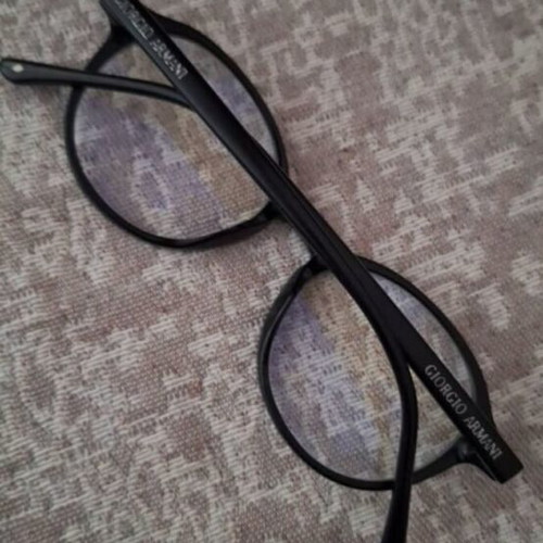 Giorgio Armani eyeglass frame used, black