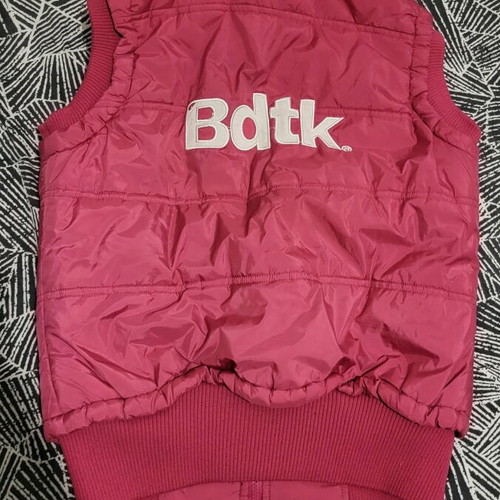 Sleeveless women's jacket used pink size S