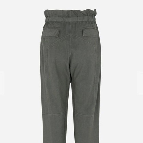 MUNTHE Khaki Paperbag Pants New, Size S