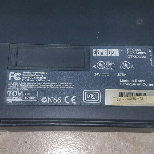 Digital Hinote Ultra 2000 laptop Pentium 233 with original charger