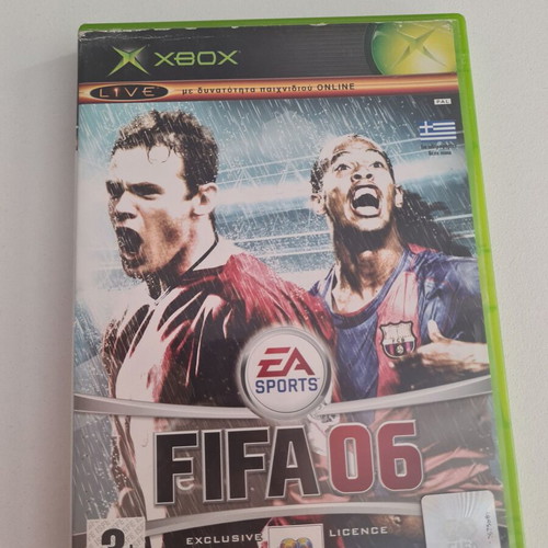 Xbox FIFA 06 used with scratches on disc and case