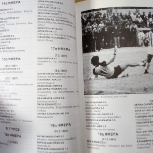 Athlitiki Ellada Year Book 1987 used