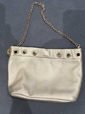Senso metallic evening bag rose gold like new