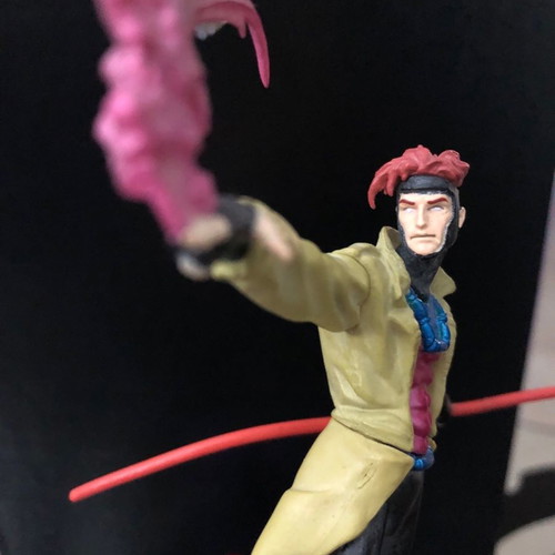 GAMBIT from X-MEN mini figure 10 cm used, Marvel Comics