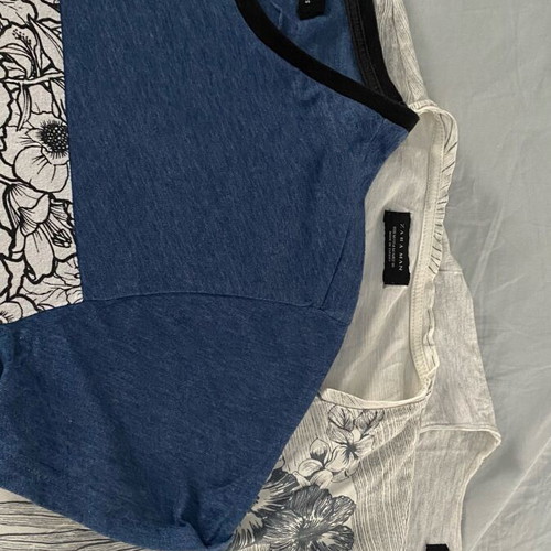 Bershka Zara Pull and Bear blouses pack used, size small, black and white