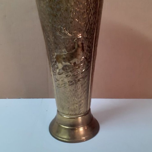 Bronze vase umbrella stand like new 48x20 cm