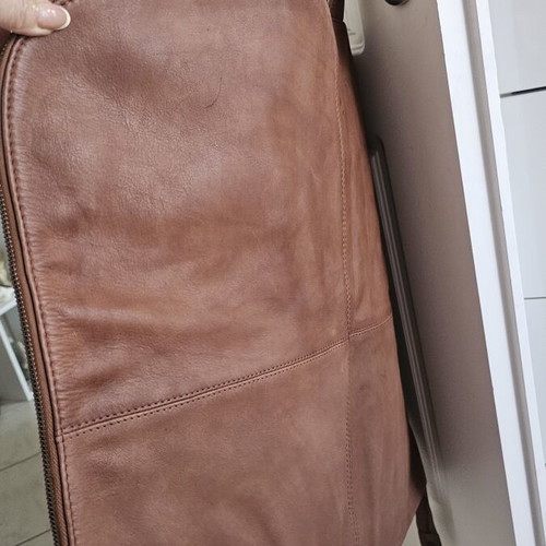 Collezione leather handbag used, brown