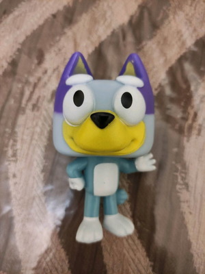 Bluey Series figure blue with purple ears new vinyl