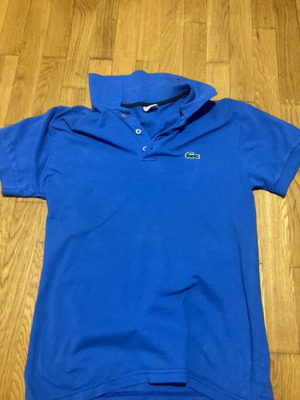 Lacoste blue shirt size M like new