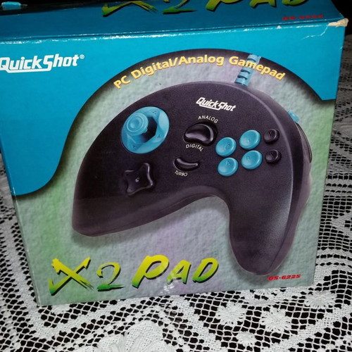 QuickShot X2 Pad controller lightly used with Gameport connection