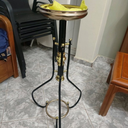 Metal vintage plant stand used