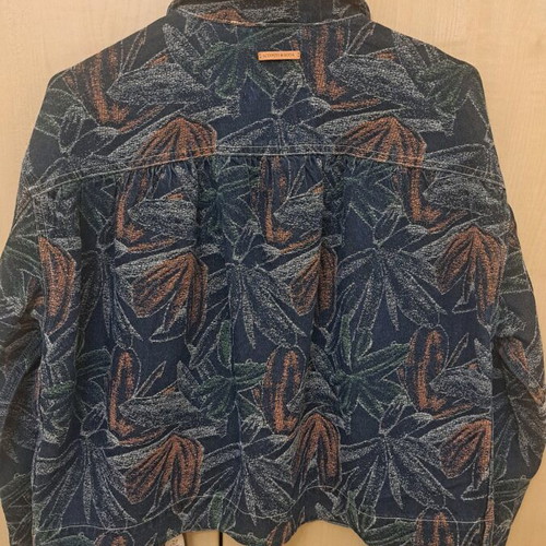 Scotch & Soda printed denim jacket new with tags, size M