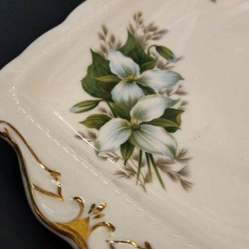 Royal Albert Trillium porcelain platter like new