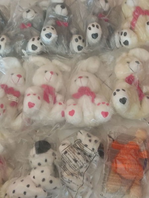 Λούτρινα κουκλάκια καινούργια, πακέτο 16 τεμαχίων