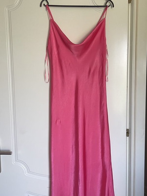 Zara satin dress, pink, size M