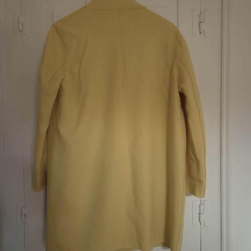 Marella wool coat yellow UK 14 like new