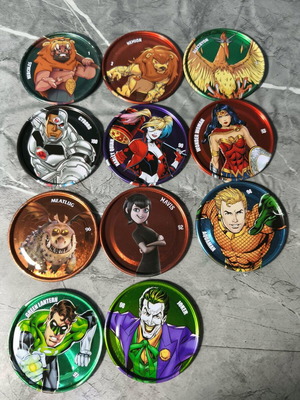 Metal large caps used, pack of 11 pieces