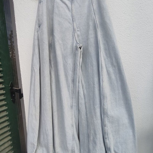 ZARA Jeans ZW Collection wide oversized high-waisted like new, size 36