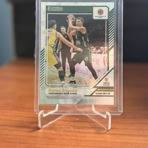Panini EuroLeague Donruss Marius Grigonis /5 Panathinaikos card 24-25