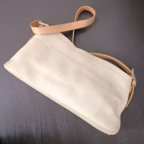Vintage Guy Laroche women's shoulder/hand bag used, beige mocha