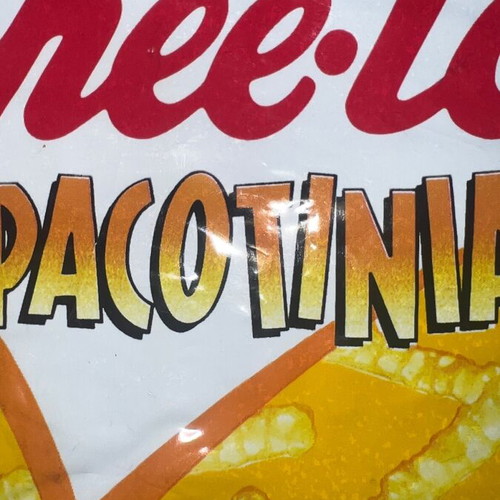 Cheetos Chester Tasty Pacotinia vintage packaging 1997