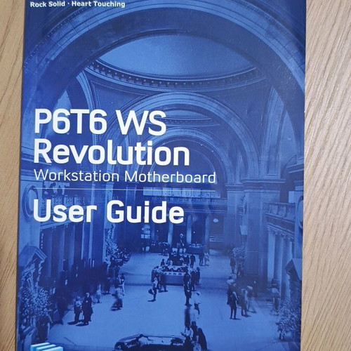 P6T6 WS Revolution motherboard manual used