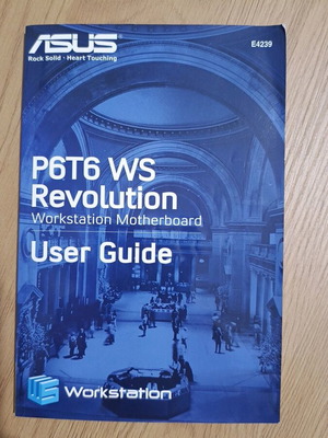 P6T6 WS Revolution motherboard manual used
