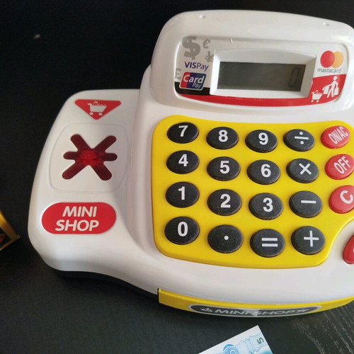 Children's cash register like new with light and sound