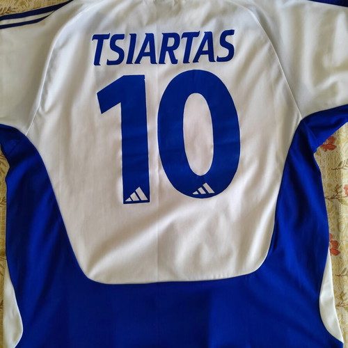 Vintage Greece National Team Euro 2004 Jersey Tsiartas #10 Adidas Replica like new