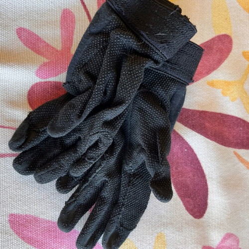 Equestrian gaiters and gloves used, size S