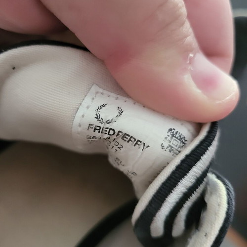 Fred Perry Canvas Sneakers black size 46 used