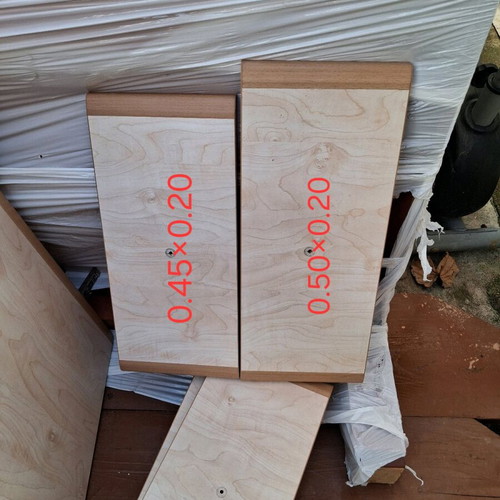 Wardrobe door like new, set of 8 pieces with drawer fronts