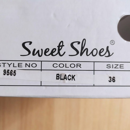 Sweet Shoes women's leather shoes size 36 black new