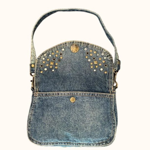 Vintage denim jeans shoulder bag STR Accessories like new, blue