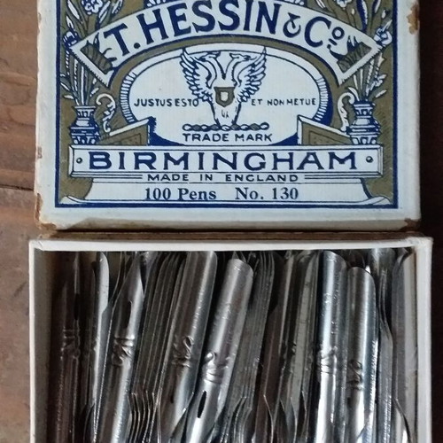 Collectible pens used, pack of 78, T.Hessin & Co and Herm.Mueller