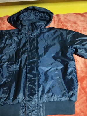 Men's blue jacket small like new with hood