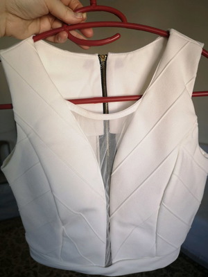 T-shirt used, white, size M