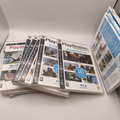 Official PlayStation Magazine PS3 Blu-ray Demo Discs Collection, 13 pcs, like new