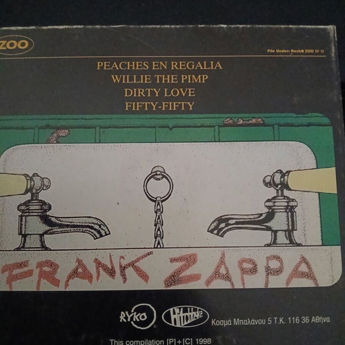 Frank Zappa The Frank Wildest Years CD used, rock