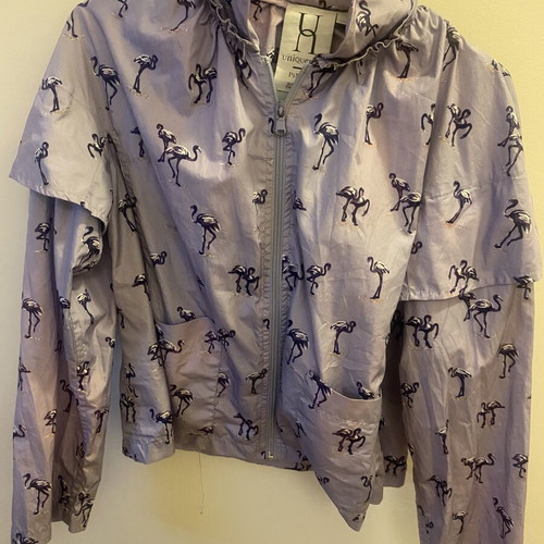 Pinko women's windbreaker used, purple with discolorations