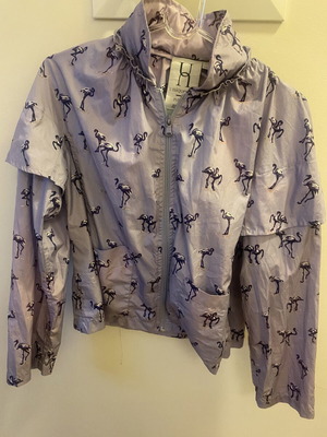 Pinko women's windbreaker used, purple with discolorations